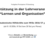 Studentische Hilfskräfte für das Fachgebiet Partizipative IT-Gestaltung