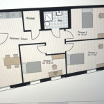 WG-Zimmer 17m2, vorderer Westen, 3er WG