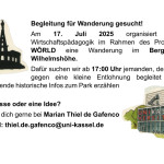 Reiseführung für Spaziergang im Bergpark Wilhelmshöhe (17.07.)